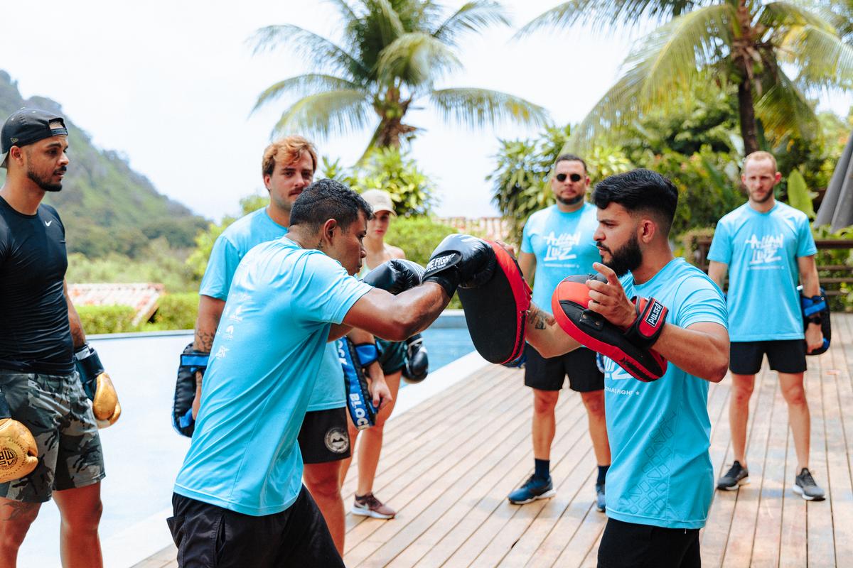 Boxe ao ar livre